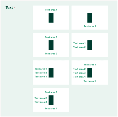 Choose the text panel layout